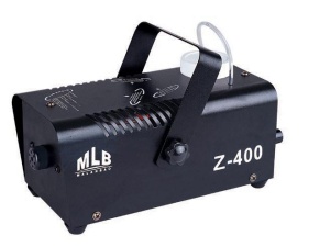 MLB Z-400 - Дым машина, 0,3 л емкость для жидкости, 400W, 2 кг., проводной ПДУ, время нагрева 8 мин.