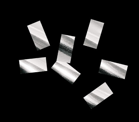 Global Effects Confetti rectangle ML - Конфетти Металлизированное, прямоугольник 10х20 мм, 1000г.