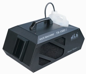 MLB TX-1500 II - Мощный хейзер для жидкостей на водной основе. Нагреватель: 1500 Вт, производительно