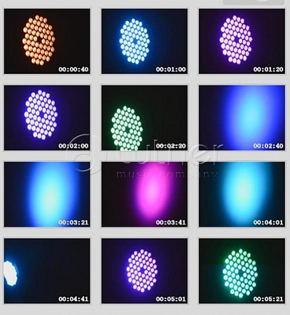 Big Dipper LPC007 - Светодиодный прожектор смены цвета (колорчэнджер), 54х3Вт