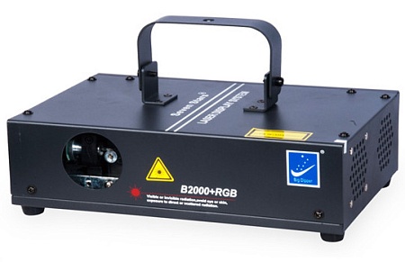 Big Dipper B2000+RGB - Анимационный лазер. R-100мВт  G-50мВт B-150мВт. 7 цветов.DMX, Auto, Sound