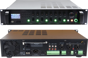 SVS Audiotechnik MA-120 PRO - Радиоузел трансляционный на 4 регулируемых зоны, мощнлсть усил. 120 Вт