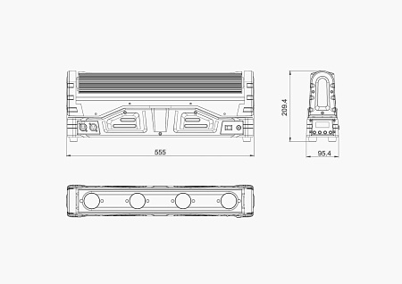 INVOLIGHT MOVINGBEAM410 - светодиодная моторизованная панель, 4х 10 Вт (белый LumiEngine), DMX-512