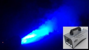 MLB ZL-400B - Компактный генератор дыма со светодиодной подсветкой синего цвета. Нагреватель 400Вт,