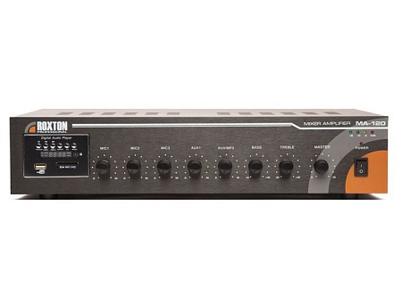 Roxton MA-120 - МР3-плеер-USB-FM-тюнер-усилитель 120Вт