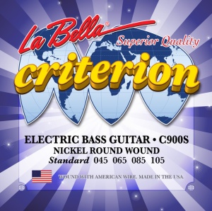 La Bella C900S Criterion Комплект струн для 4-струнной бас-гитары 45-105 La Bella