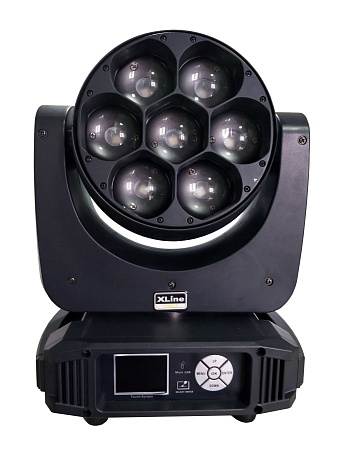 XLine Light LED WASH 0740 Z - Световой прибор полного вращения. 7 RGBW светодиодов мощностью 40 Вт