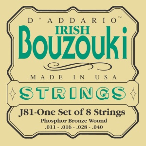 D'Addario J81 Комплект струн для ирландского бузуки, D'Addario