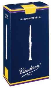 Vandoren CR1015 Трости для кларнета Bb Традиционные №1,5 (10шт) Vandoren