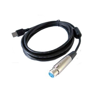 INVOTONE UC104 - аудио конвертер A/D  с кабелем и разъёмами XLR 3pin (мама)<->USB, длина 4 м