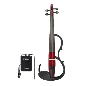 YAMAHA YSV104 R - электроскрипка с пассивным питанием, 4 струны, красная