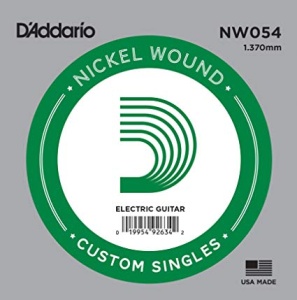 D'Addario NW054 Nickel Wound Отдельная струна для электрогитары, .054, D'Addario