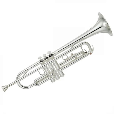 YAMAHA YTR-3335S - труба Bb студенческая,  yellow brass, лак - серебро