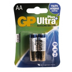 GP GP15AUP-2CR2 Ultra Plus Элемент питания АА алкалиновый, 2шт, GP