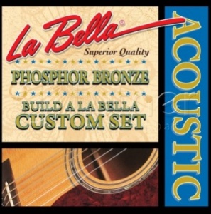 La Bella PW032 Отдельная струна для акустической гитары, 032, фосфорная бронза, La Bella