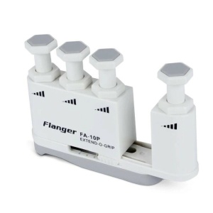Flanger FA-10P-W Extend-O-Grip Тренажер для пальцев, регулируемый, белый, Flanger