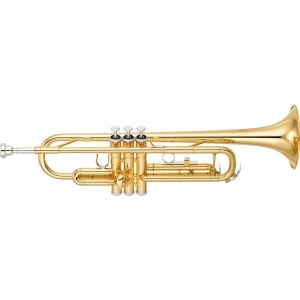 YAMAHA YTR-3335 - труба Bb студенческая,  yellow brass, лак - золото