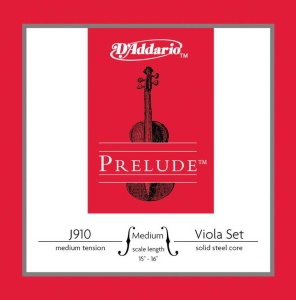 D'Addario J910-MM-B10 Prelude Струны для альта, среднее натяжение, 10 комплектов, D'Addario