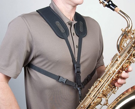 Neotech 2601182 Super Harness Плечевой ремень для саксофона, короткий, открытый крючок, Neotech