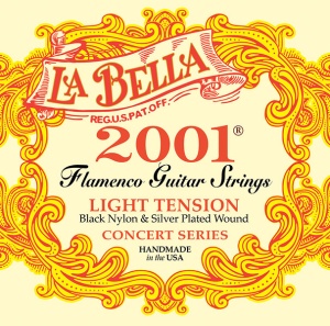 La Bella 2001FL-Flamenco-Light Комплект струн для фламенко гитары, слабое нат., посеребр., La Bella
