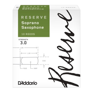 D'Addario Woodwinds Rico DIR1030 Reserve Трости для саксофона сопрано, размер 3.0, 10шт, Rico