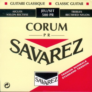 Savarez 500PR Corum Комплект струн для классической гитары, норм.натяжение, посеребренные, Savarez