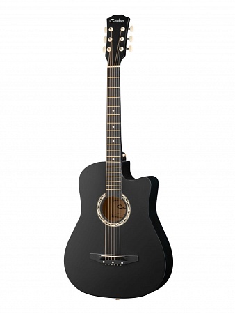 Foix 38C-M-BK Акустическая гитара, с вырезом, черная, Foix