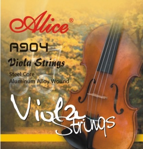 Alice A904 Комплект струн для альта, сталь/сплав алюминия, Alice