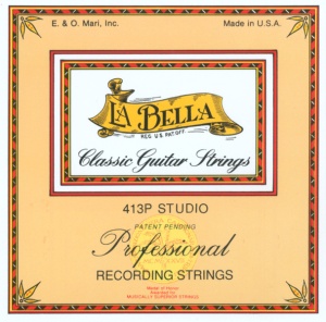 La Bella 413P Комплект профессиональных полированных струн для классической гитары La Bella