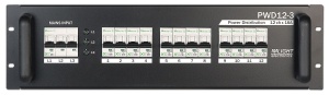 IMLIGHT PWD 12-3 (2U) - Блок распределения питания, 12 каналов по 16А, автоматы SCHRACK, выход - без