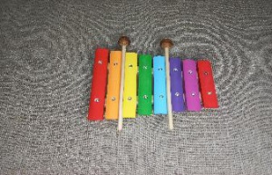 Музыка Детям MD-KSC-8P Ксилофон 8 нот, с резонатором, цветной, Музыка Детям
