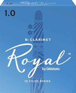 D'Addario Woodwinds Rico RCB1010 Rico Royal Трости для кларнета Вb, размер 1.0, 10шт, Rico