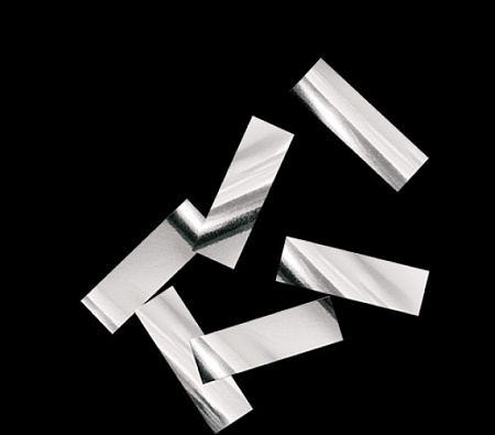 Global Effects Confetti rectangle ML - Конфетти Металлизированное, прямоугольник 17х55 мм, 1000г.