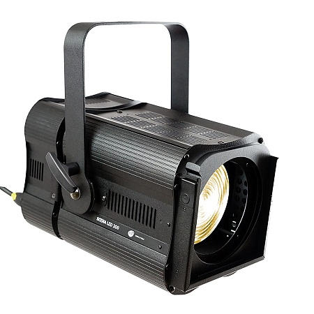 DTS SCENA LED 200, FR, Black Театральный LED прожектор с линзой Френеля, 1 x White high-power LED, 2