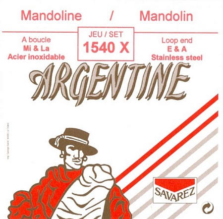 Savarez 1540X Argentine Комплект струн для мандолины, 10-34, Savarez