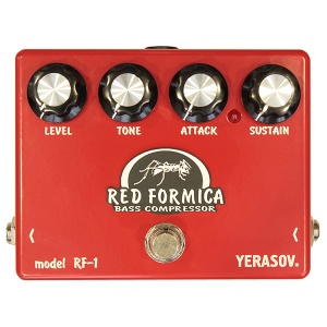 Yerasov Insect-RF-1 Red Formica Bass Compressor Педаль эффектов для бас-гитары, Yerasov