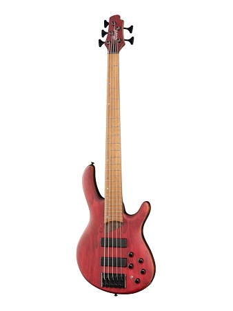 Cort B5-Element-OPBR Artisan Series Бас-гитара 5-струнная, цвет красный, Cort
