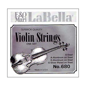 La Bella 680 Комплект струн для скрипки размером 4/4, металл, LaBella
